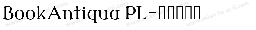 BookAntiqua PL字体转换